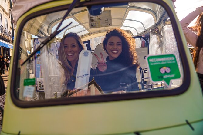 2 Hour Lisbon Private Guided Tour in a Tuk Tuk - Chiado pickup and the feel of starting near Rua Garrett