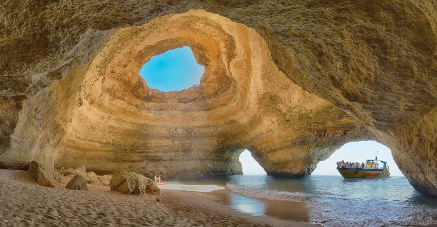 Albufeira: 2.5-Hour Benagil Caves & Dolphin Watching - Swim stop planning: pack a towel, but keep it flexible