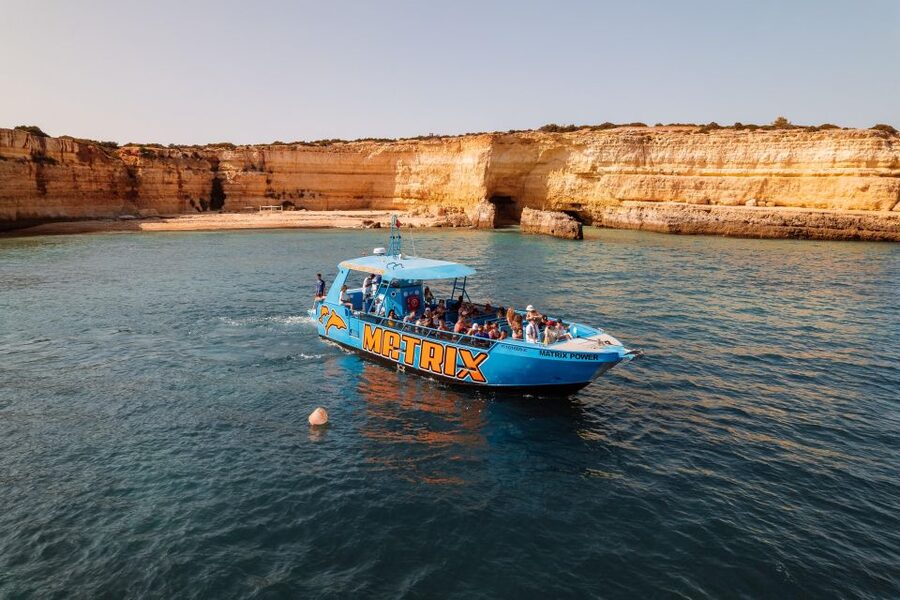 Albufeira: 2.5-Hour Dolphin Watching and Caves Trip - The Atlantic swim stop: when it happens, and how to be ready