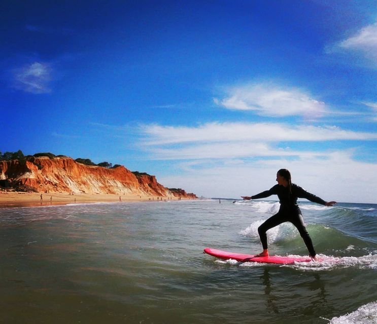 Albufeira: 2-Hour Falesia Beach Surf Lesson - Getting Kitted Up: Wetsuit, Board, and the Stuff You Bring
