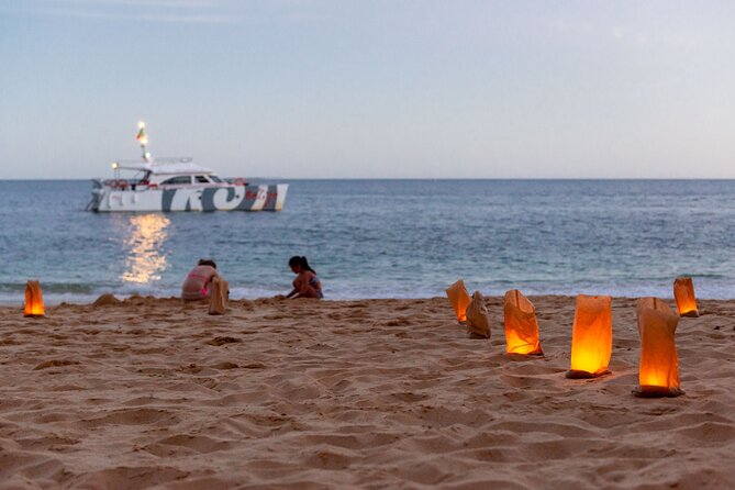 Albufeira: 6-Hour Sunset Dinner Catamaran Cruise with Open Bar - Food on Board and at the Beach: Mostly Loved, With a Few Honest Complaints