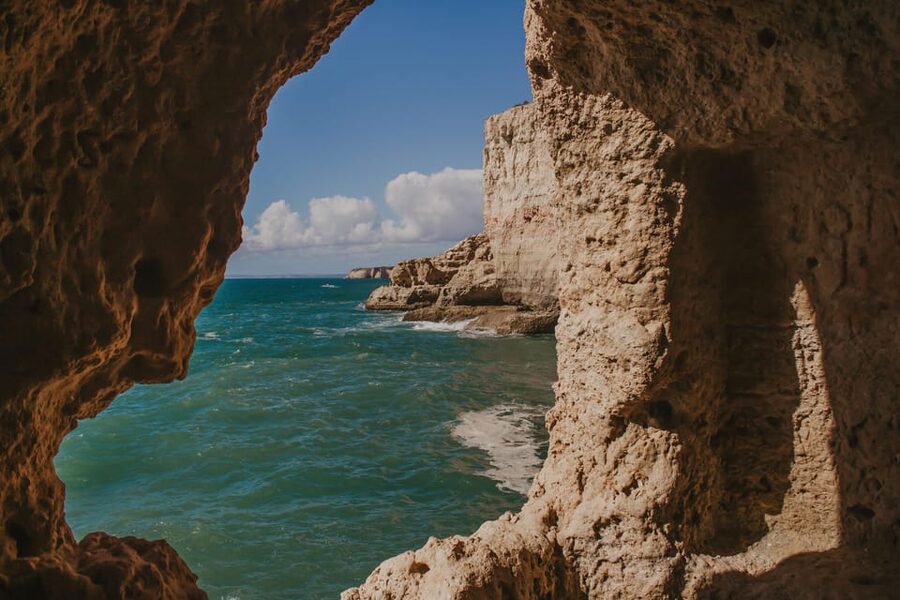 Albufeira: Benagil, Algar Seco, Marinha, and 7 Valleys Tour - Praia da Marinha: Sun Time, Swimming Possibilities, and Sunset-Style Timing
