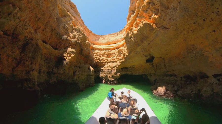 Albufeira: Benagil Cave and Dolphin Sightseeing Boat Cruise - Benagil cave, the main attraction, and what to expect from the timing