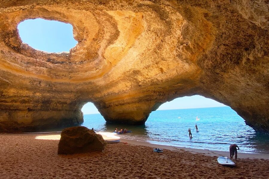 Albufeira: Benagil Caves & Dolphin Watching Speed Boat Tour - Crew, safety, and the ride feel you should expect