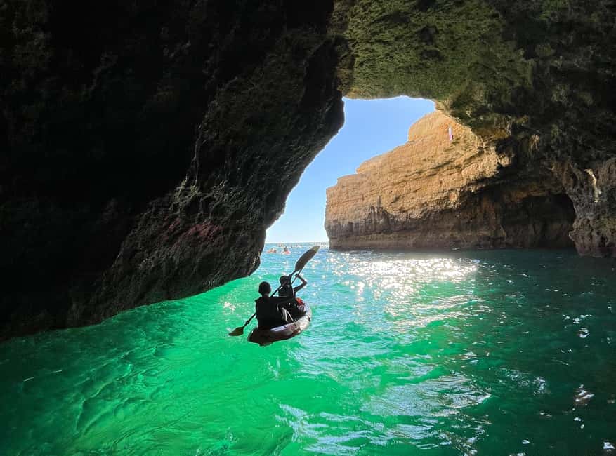 Albufeira: Caves and Cliffs Kayaking Tour - Stop-by-stop: how each beach and cove earns its place