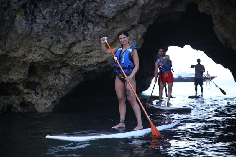 Albufeira: Caves and cliffs Paddleboarding (SUP) Tour - Praia dos Arrifes: Photos, a Break, and a 15-Minute Swim
