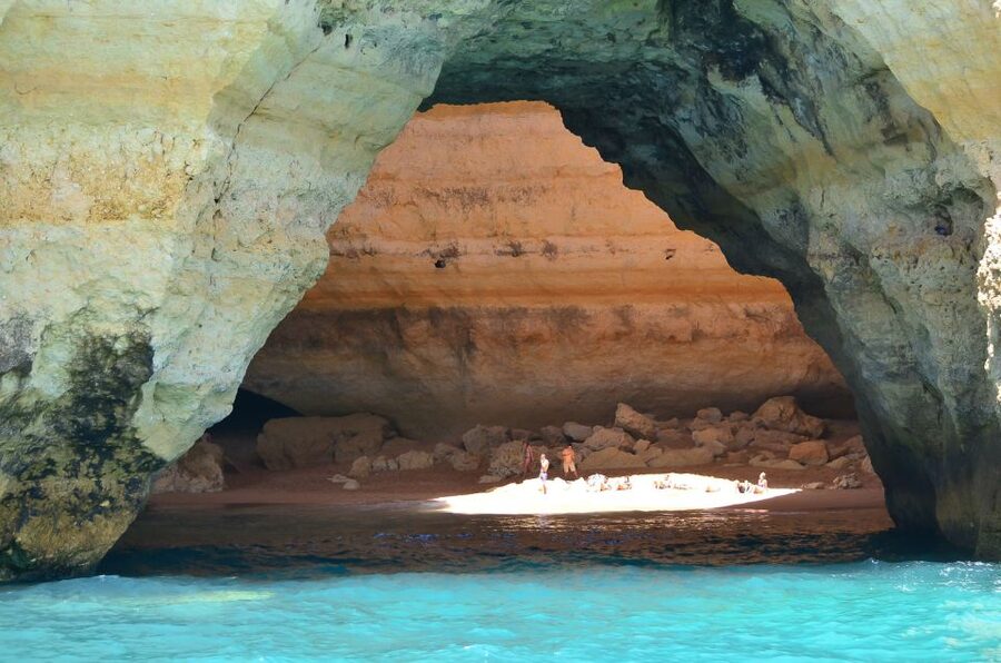 Albufeira: Dolphin Watching and Benagil Cave Boat Cruise - The Swim Break and Dolphin Spotting, Sea Spray Included