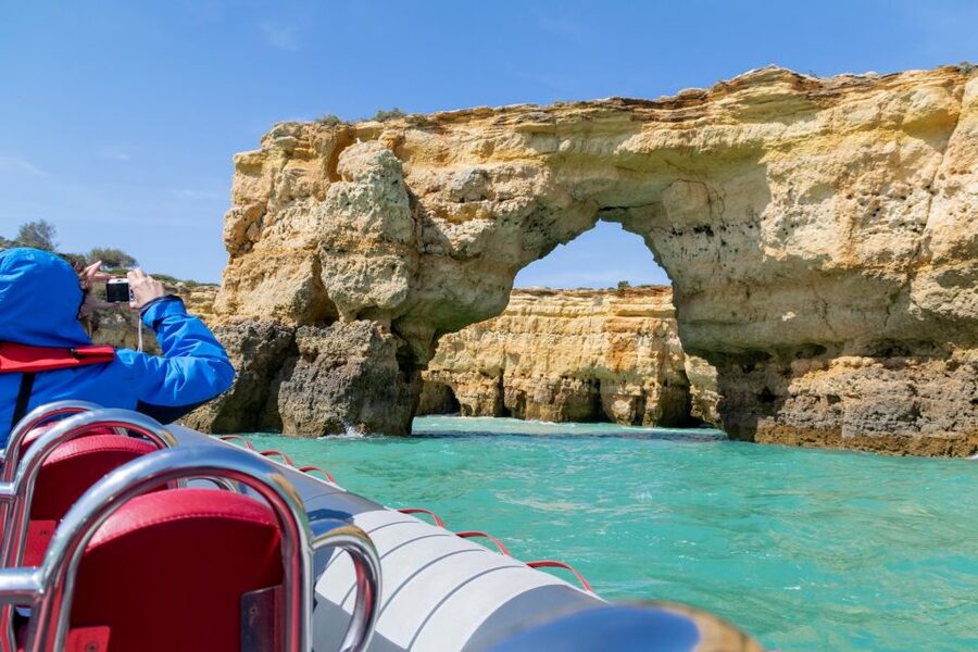 Albufeira: Dolphins, Benagil Caves and Coastline Boat Tour - Dolphins First, Then Caves: How the 2.5 Hours Feel