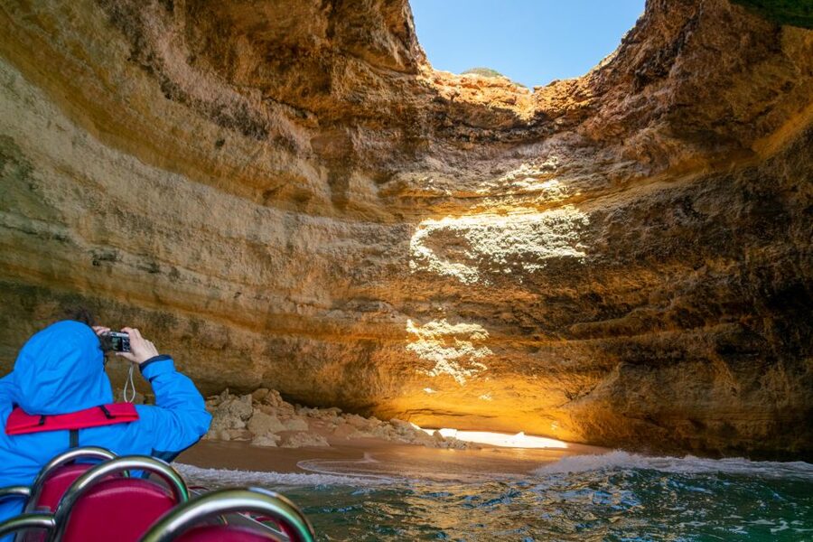 Albufeira: Dolphins, Benagil Caves and Coastline Boat Tour - Benagil Cave Access and Tide Reality