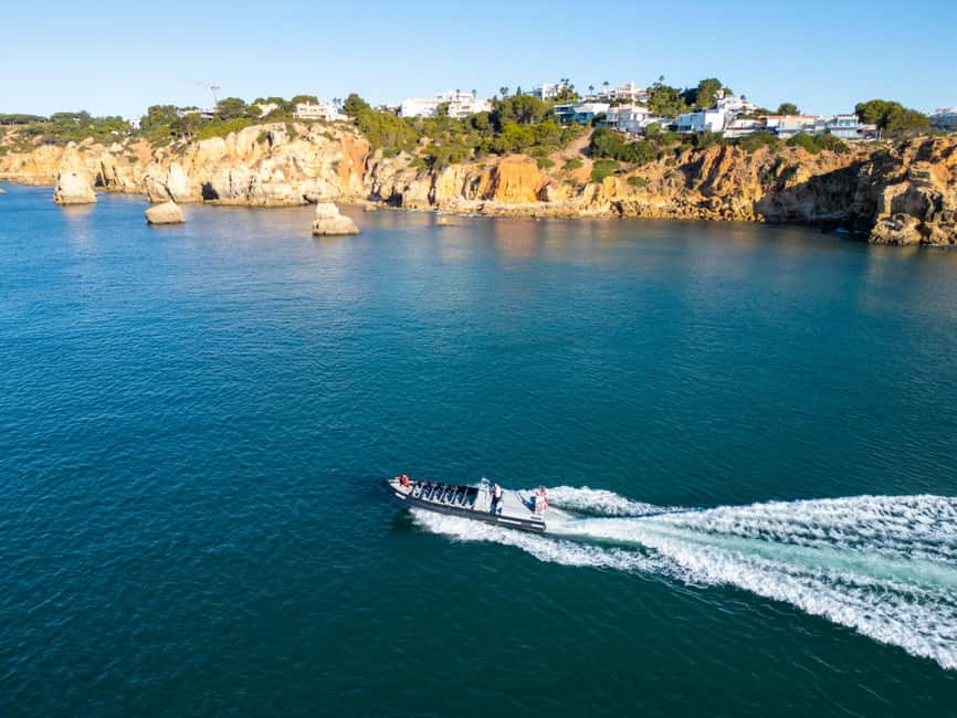 Albufeira: Dolphins, Benagil Caves and Coastline Boat Tour - Timing and Route: From Albufeira Marina to Benagil
