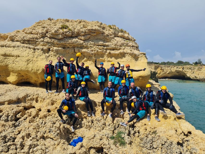 Albufeira: Guided Coasteering Tour with Cliff Jumping - Your 2-Hour Plan, Shore Walk, Cliff Jumps, Caves, and Swims