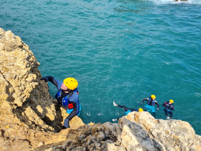 Albufeira: Guided Coasteering Tour with Cliff Jumping - Cliff Jumping for Real People, Big Jumps and Safer Options