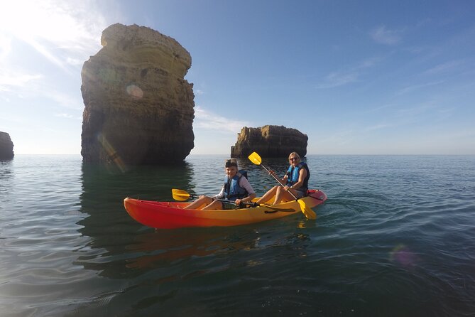 Albufeira Kayak Cave Tour – Hidden Beaches & Cliffs - Safety briefing, sit-on-top comfort, and how beginners fit in
