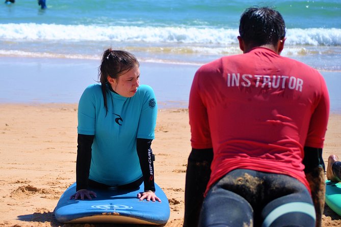 Albufeira: Surf Lesson - The 2-Hour Flow, From Warm-Up to Standing Up