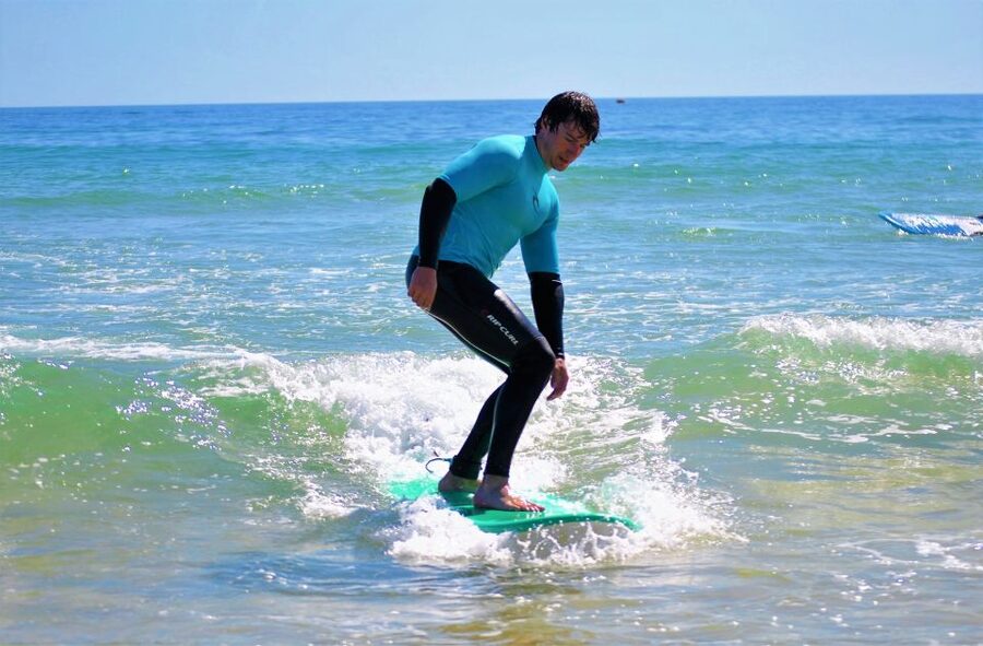 Albufeira: Surfing Lesson at Galé Beach - Warm-up and safety instructions: the part that saves your energy