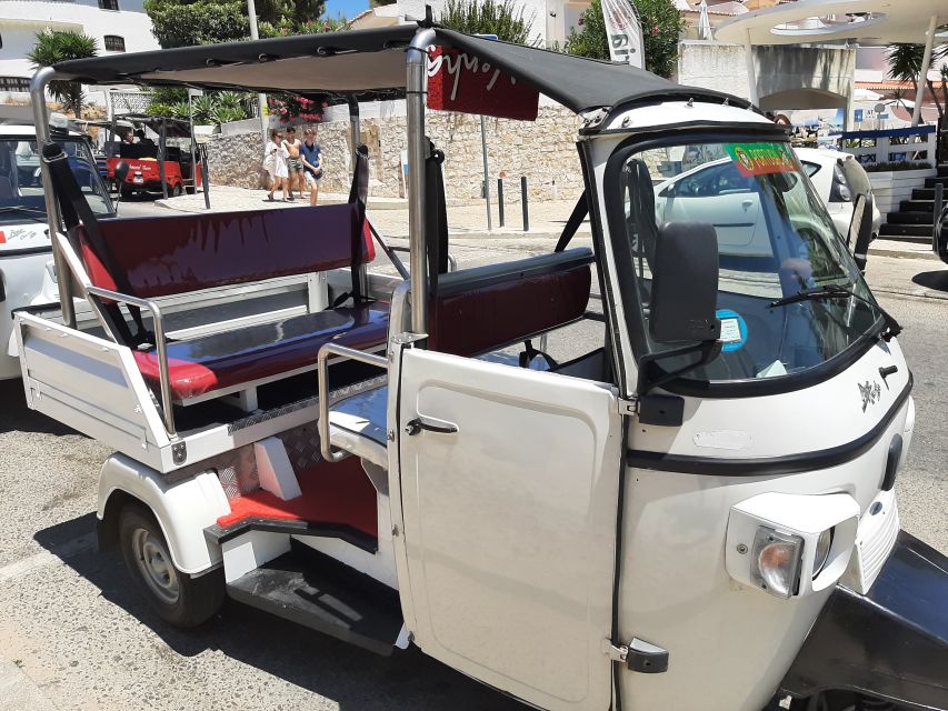 Albufeira: Tuk-tuk Sightseeing Tour - Aldeia das Acoteias, Tomatos Beach, and the push toward Vilamoura