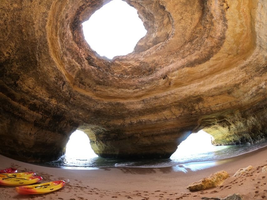 Algarve: Benagil Sea Cave Sunrise or Sunset Kayak Experience - The Benagil Cave Moment: What It Feels Like Inside
