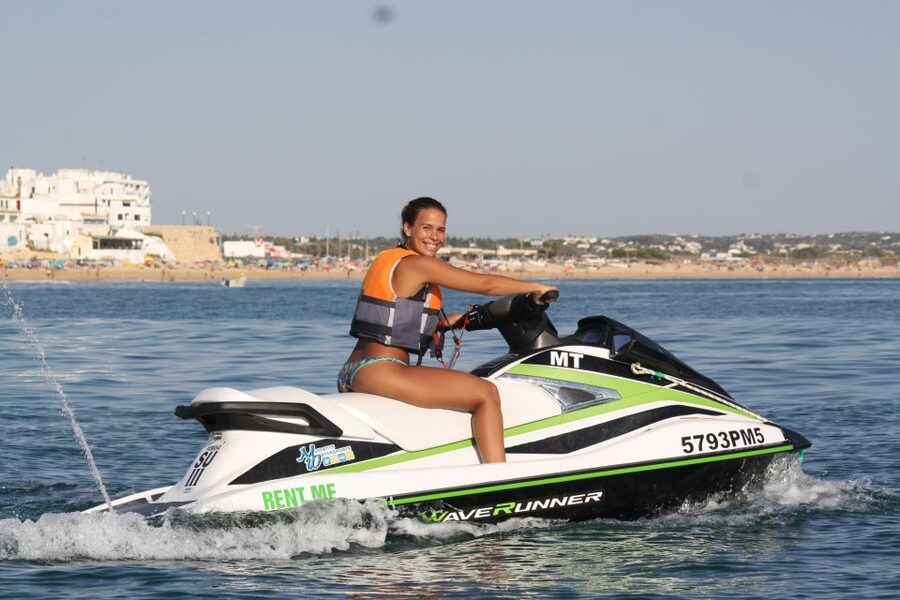 Algarve: Jet Ski Rental in Armação de Pêra - Supervision and Safety Boat Monitoring: Reassuring Without Killing the Vibe
