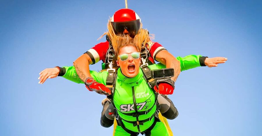 Algarve: Tandem Skydiving Adventure 15,000 to 10,000 Feet - Where you meet: Aerodromo Municipal de Portimão, Yellow SK7