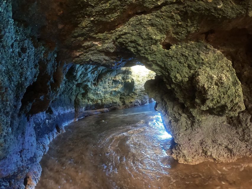 Alvor: Explore Caves Boat and Kayak Tour - The swim stop: when you get in and how to make it worth it