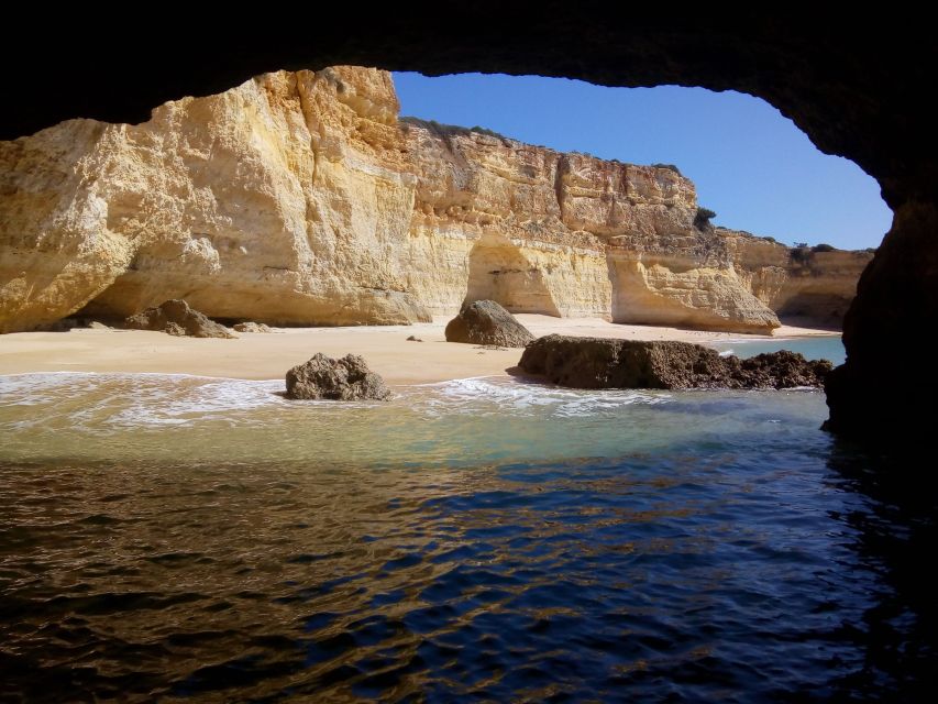 Armação de Pêra: Guided Boat Tour of Benagil's 15 Best Caves - Rock Lady Chapel and the tunnels: where the guide makes it click