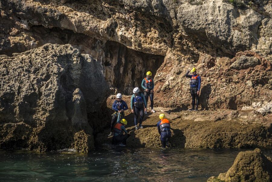 Arrábida: Setubal, Sesimbra Coasteering & Speedboat Tour - Price and value at around $70 per person for 4 hours