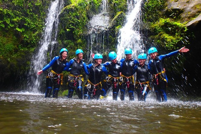 Azores Canyoning Adventure in São Miguel - Half-day - The canyon route: zipline, slides, jumps, and rappels in a tight half-day