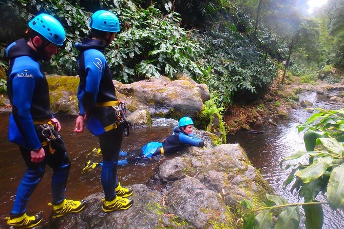 Azores Canyoning Adventure in São Miguel - Half-day - The Picos de Aventura start: gear fitting and getting briefed for safety