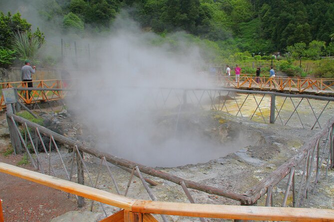 Azores: Shore Excursion Furnas - Crater volcano and hot springs - Stop 2, Miradouro Pico do Ferro for that Furnas crater view