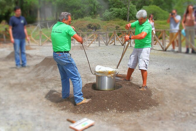 Azores: Shore Excursion Furnas - Crater volcano and hot springs - Stop 5, Parque Terra Nostra optional hot pool time