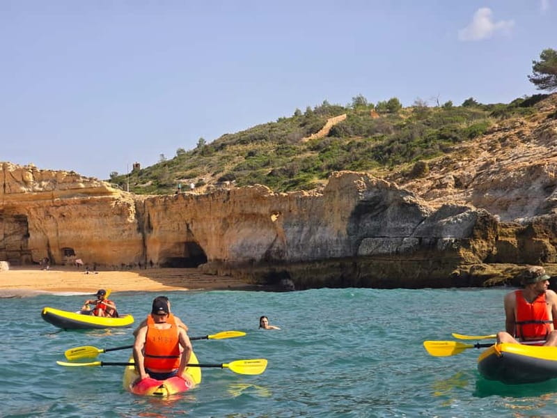 Benagil: Benagil Beach Kayak Rental - First Things First at O Litoral: Meet, Suit Up, Go