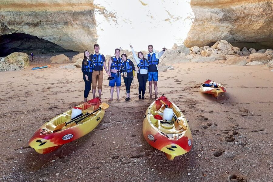 Benagil: Benagil Caves and Secret Spots Guided Kayaking Tour - Timing, Crowds, and Why Early Feels Better