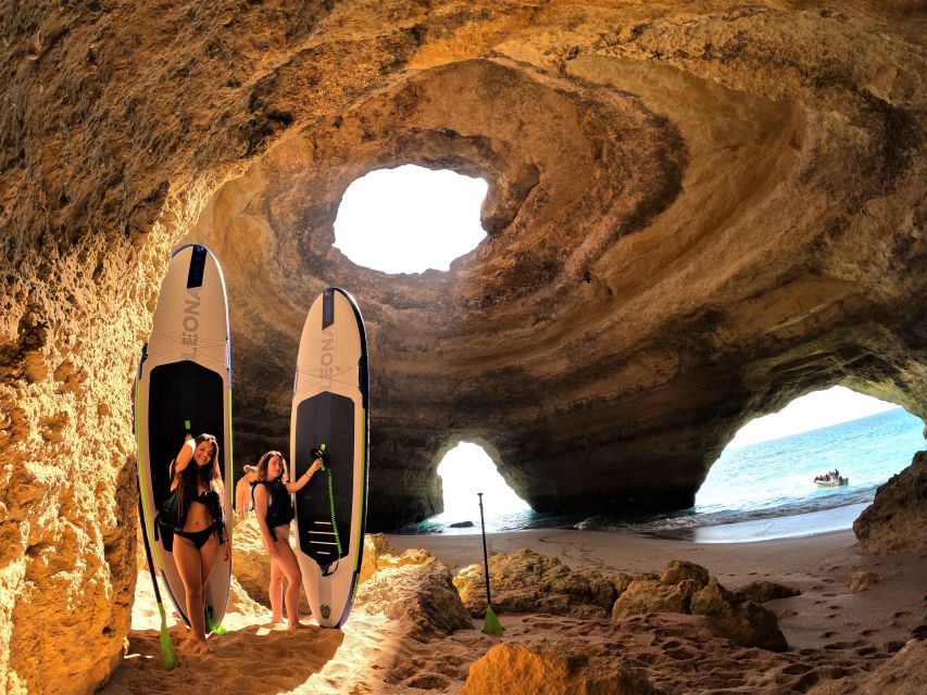 Benagil: Benagil Caves Guided Kayak Tour with Free 4K Photos - Secret stops along the cliffs: where you build rhythm and snap photos