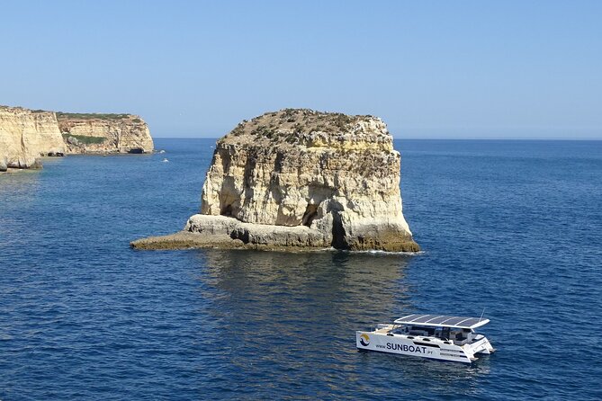 Benagil Caves & Coast from Portimão on an Eco-Friendly Catamaran - An IBA Islet for Herons: Watch for the Spring White Dots