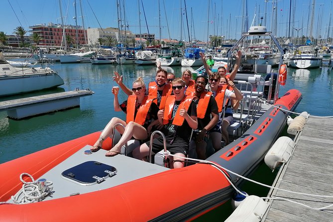 Boat trip to the caves of Benagil - Sailing the Lagos coastline: Alvor, Portimão, Carvoeiro, and cave spotting