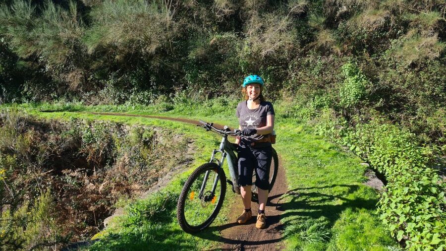Camacha: Levada Trail e-Bike Guided Tour - The water mill rest stop and the sheep-friendly viewpoint climb