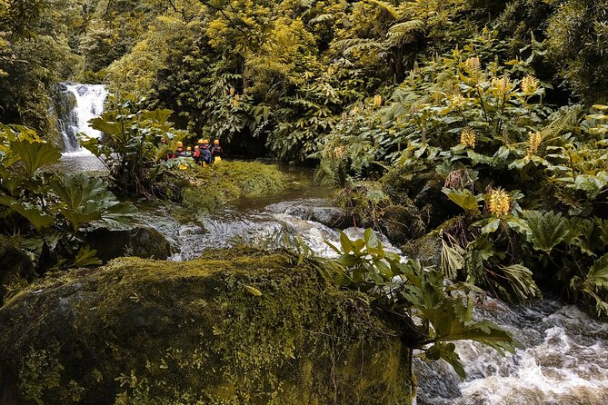 Canyoning Adventure in Ribeira da Salga (Sao Miguel - Azores) - First, the gear and safety rhythm