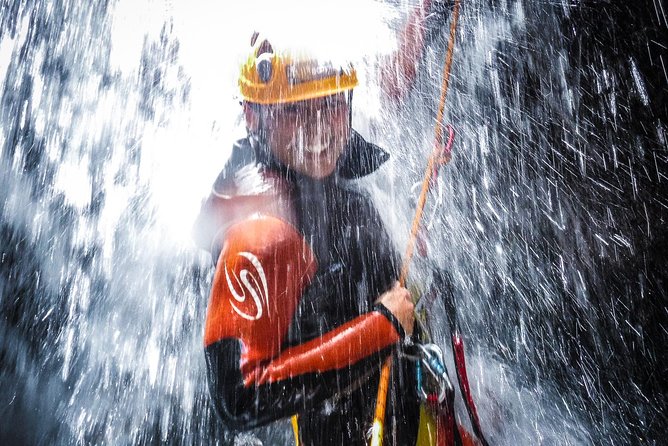 Canyoning Experience in Ribeira dos Caldeirões Sao Miguel -Azores - Safety gear, briefings, and how you learn rappel before jumping in