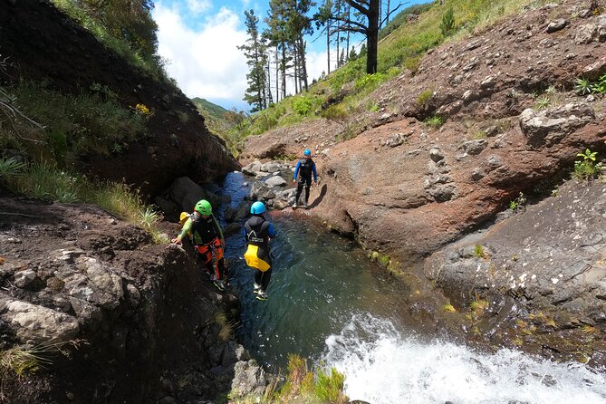 Canyoning in Madeira Island- Level 1 - What You’ll Actually Do: Four Rappels, Jumps, Toboggans, and River Scrambling