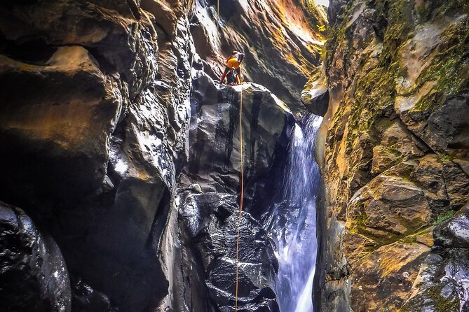 Canyoning in Salto do Cabrito (Sao Miguel - Azores) - Pickup, gear handout, and the safety briefing that actually helps
