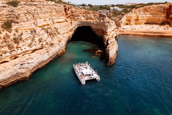 Catamaran Cruise: Caves and Coastline to Benagil - Algarve to Benagil by catamaran: the value story