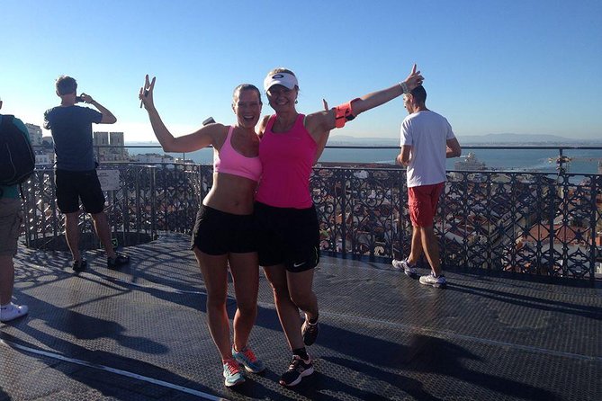 City Centre Run in Lisbon - Elevador de Santa Justa: the Lisbon icon moment