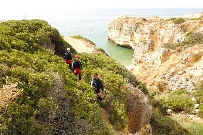CLIFF JUMPING tour - Coasteering in Albufeira - Stops Along the Algarve Coast: what Praia de Coelhinha and Arrifes add