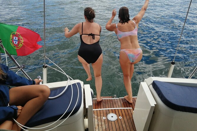 Coastal Tour on a Luxury Sailing Yacht From Vilamoura - The Boat-Only Tiny Beach With Clay and Rock Sides