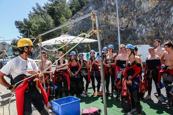 Coasteering in the Arrabida Natural Park (Lisbon region) - Getting Ready at Vertente Natural (Gear, Briefing, and Comfort)