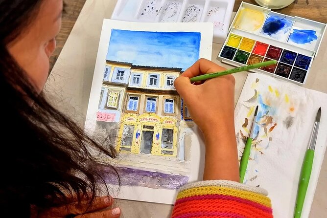 Create Watercolour With Hugo do Lago in Porto - Small-group attention in a neighborhood setting
