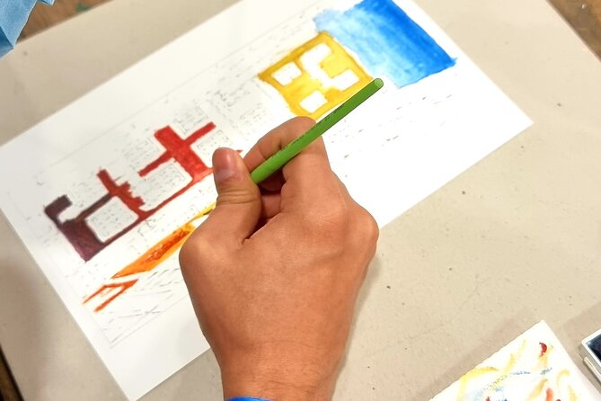 Create Watercolour With Hugo do Lago in Porto - 2 hours of watercolor technique, taught so beginners can keep up