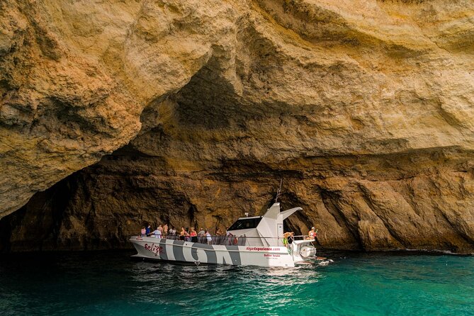 Dolphin Watching and Cave Boat Cruise from Albufeira - Benagil caves and other sandstone formations, seen from the best angle