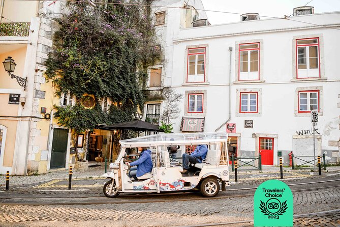 Expert Plus Lisbon Tour with Local Guide in Private Eco Tuk Tuk - Belém Tower area and the waterfront fortress vibe