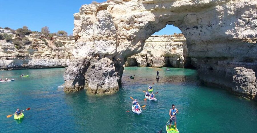 From Albufeira: Benagil Hidden Caves Tour by Kayak - Albufeira Marina start, and why timing feels smooth